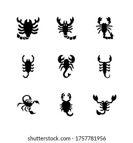 scorpion  icon or logo isolated sign symbol vector illustration - Collection of high quality black style vector icons
