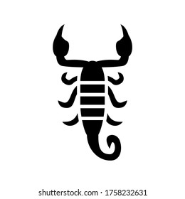 scorpion  icon or logo isolated sign symbol vector illustration - high quality black style vector icons

