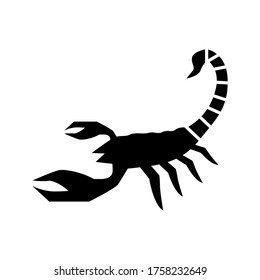 scorpion  icon or logo isolated sign symbol vector illustration - high quality black style vector icons

