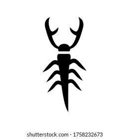 scorpion  icon or logo isolated sign symbol vector illustration - high quality black style vector icons
