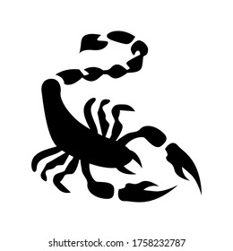 scorpion  icon or logo isolated sign symbol vector illustration - high quality black style vector icons
