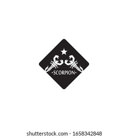 Scorpion icon and symbol vector illustration on white background