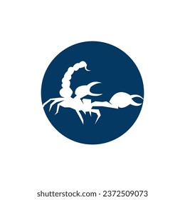 Scorpion icon and symbol vector template
