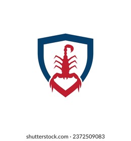 Scorpion icon and symbol vector template