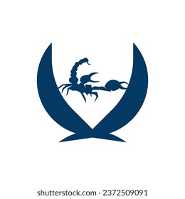 Scorpion icon and symbol vector template