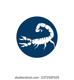Scorpion icon and symbol vector template