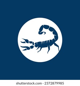 Scorpion icon and symbol vector template