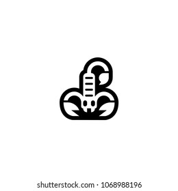 Scorpion icon. Vector scorpion illustration