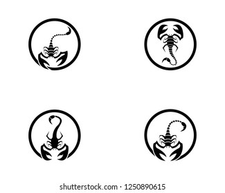 Scorpion icon vector illustration