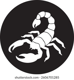 Scorpion Icon Vector Sharp Detailed Art for Branding And Logo Designs EPS 10