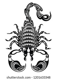 Scorpion illustration .Scorpion icon. Vector scorpion.