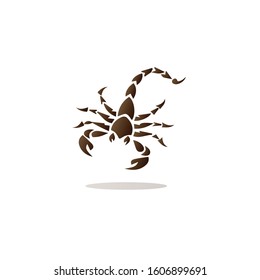 Scorpion illustration on isolated background