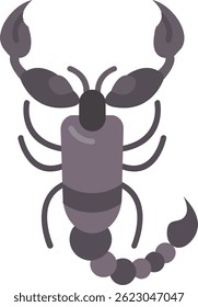 Skorpion Linie Vektor Icon Design