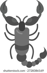 Skorpion Linie Vektor Icon Design