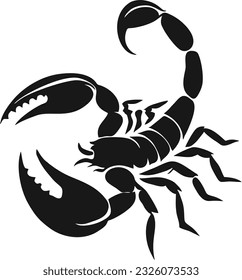 Scorpion logo design, Scorpion badge emblem vector icon, Vector illustration 8