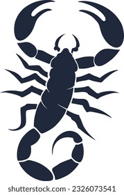 Scorpion logo design, Scorpion badge emblem vector icon, Vector illustration 9