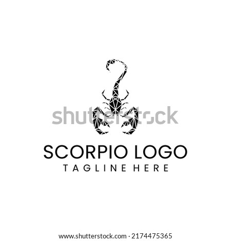 Scorpion logo design icon template