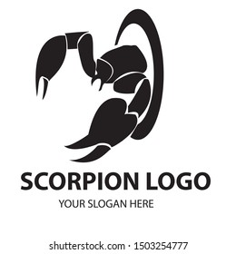 scorpion logo design vector icon