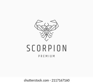 Scorpion logo icon design template