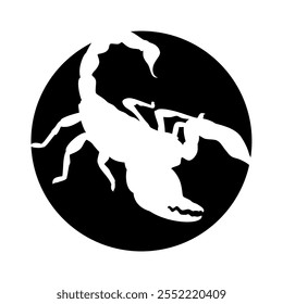 Scorpion logo icon. Vector image