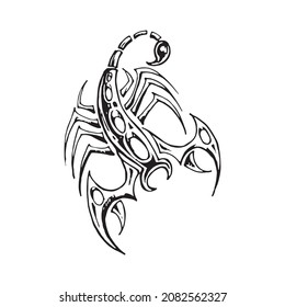 Skorpion Logo einfach sauber und elegant