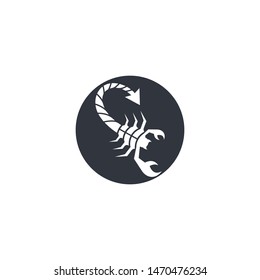 Scorpion logo template vector illustration
