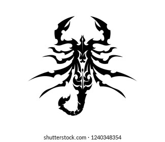 Scorpion Logo Template Vetor illustration
