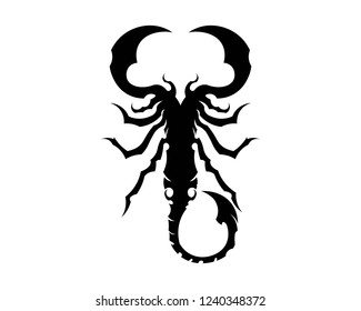 Scorpion Logo Template Vetor illustration
