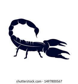 Scorpion Logo Vector, vector image for the tattoo, symbol or logo, Illustration Template
