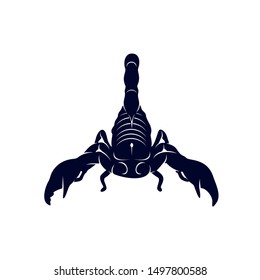 Scorpion Logo Vector, vector image for the tattoo, symbol or logo, Illustration Template