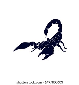 Scorpion Logo Vector, vector image for the tattoo, symbol or logo, Illustration Template svg