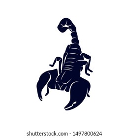 Scorpion Logo Vector, vector image for the tattoo, symbol or logo, Illustration Template