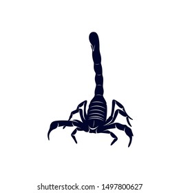 Scorpion Logo Vector, vector image for the tattoo, symbol or logo, Illustration Template