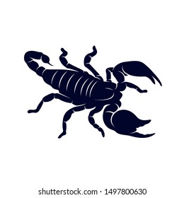 Scorpion Logo Vector, vector image for the tattoo, symbol or logo, Illustration Template