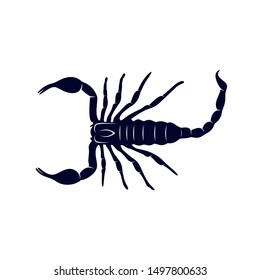 Scorpion Logo Vector, vector image for the tattoo, symbol or logo, Illustration Template