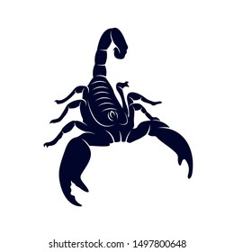 Scorpion Logo Vector, vector image for the tattoo, symbol or logo, Illustration Template