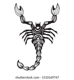 Scorpion Stencil Images, Stock Photos & Vectors | Shutterstock