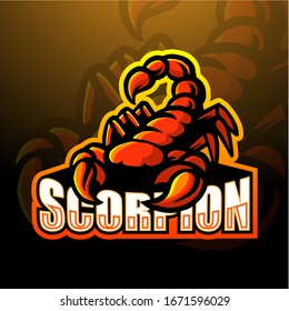 Diseño del logotipo de soporte de mascota Scorpion