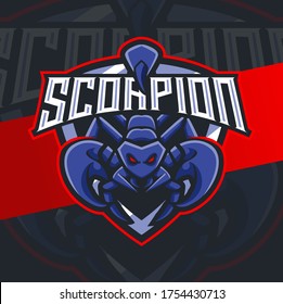 scorpion mascot esport logo design