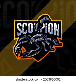 Scorpion Mascot Logo Esport Design Stock Vector Royalty Free