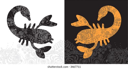 scorpion and pattern