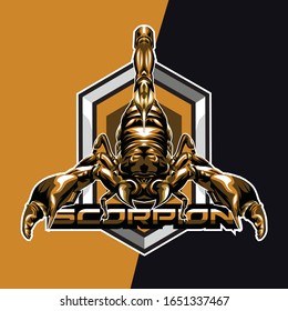 scorpion, scorpio zodiac, horoscopes e sport gaming mascot logo 