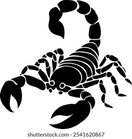 Ilustración de Arte vectorial de silueta de escorpión