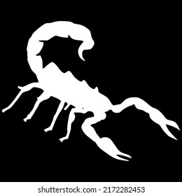 Scorpion Symbol Wild Insect Horoscope Isolated Scorpio Tattoo Vector