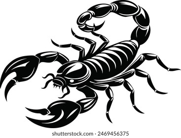 scorpion tattoo design vector artwork illustration