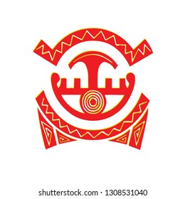 Scorpion tattoo red