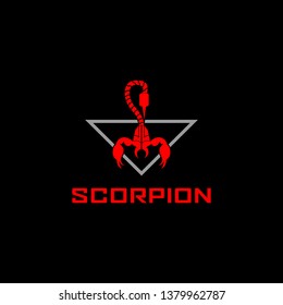 Scorpion Triangle Tactical military Logo design For military , Cross Fit, Gym, Game Club, military, tactical, Armory, etc
