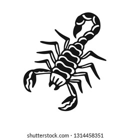 scorpion in vector
