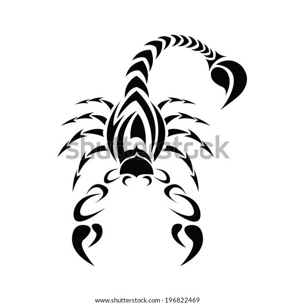 Scorpion Vector Stock Vector (Royalty Free) 196822469 | Shutterstock