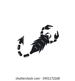 scorpion vector icon  illustration design template